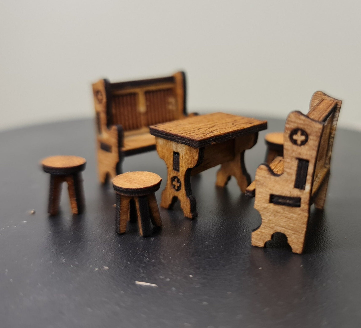 Bar Furniture Kit - 1:48th scale, Miniature