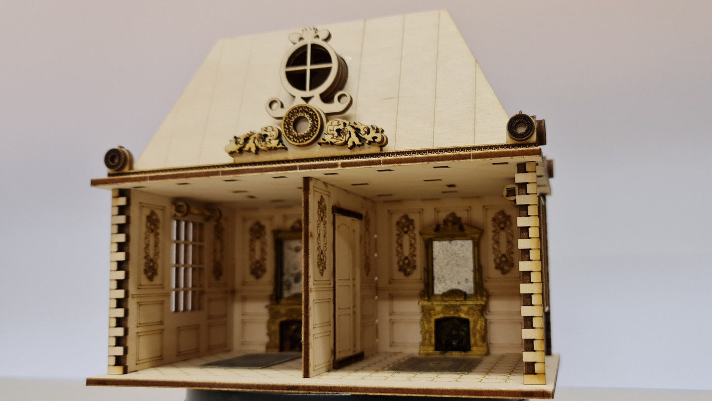 Le Grande Maison-Room Box in 1;48th scale kit with tall roof