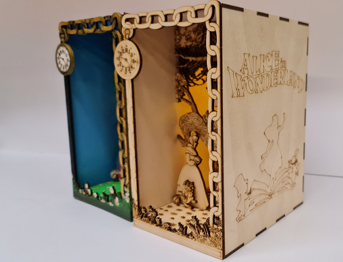 Alice in Wonderland -Book Nook Kit - Diorama