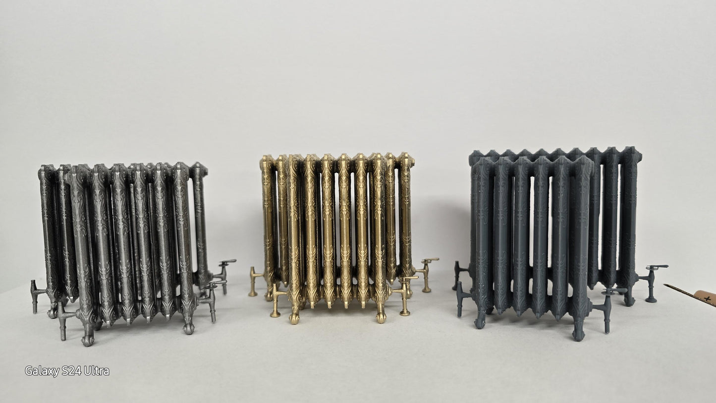 Cast Iron Radiators - 3D printed , Victorian/Parisian style , 12th , 24th