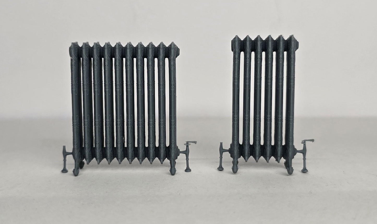 Cast Iron Radiators - 3D printed , Victorian/Parisian style , 12th , 24th