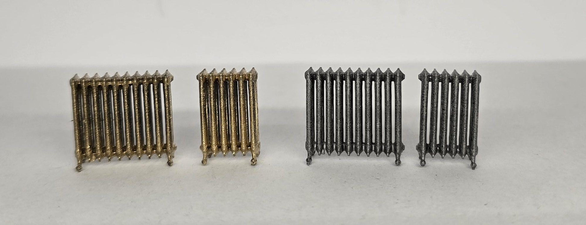 Cast Iron Radiators - 3D printed- Bundle , Victorian/Parisian style , 1;48th scale