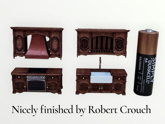 Kitchen Furniture - Farmhouse Range 1;48th Scale - Kit