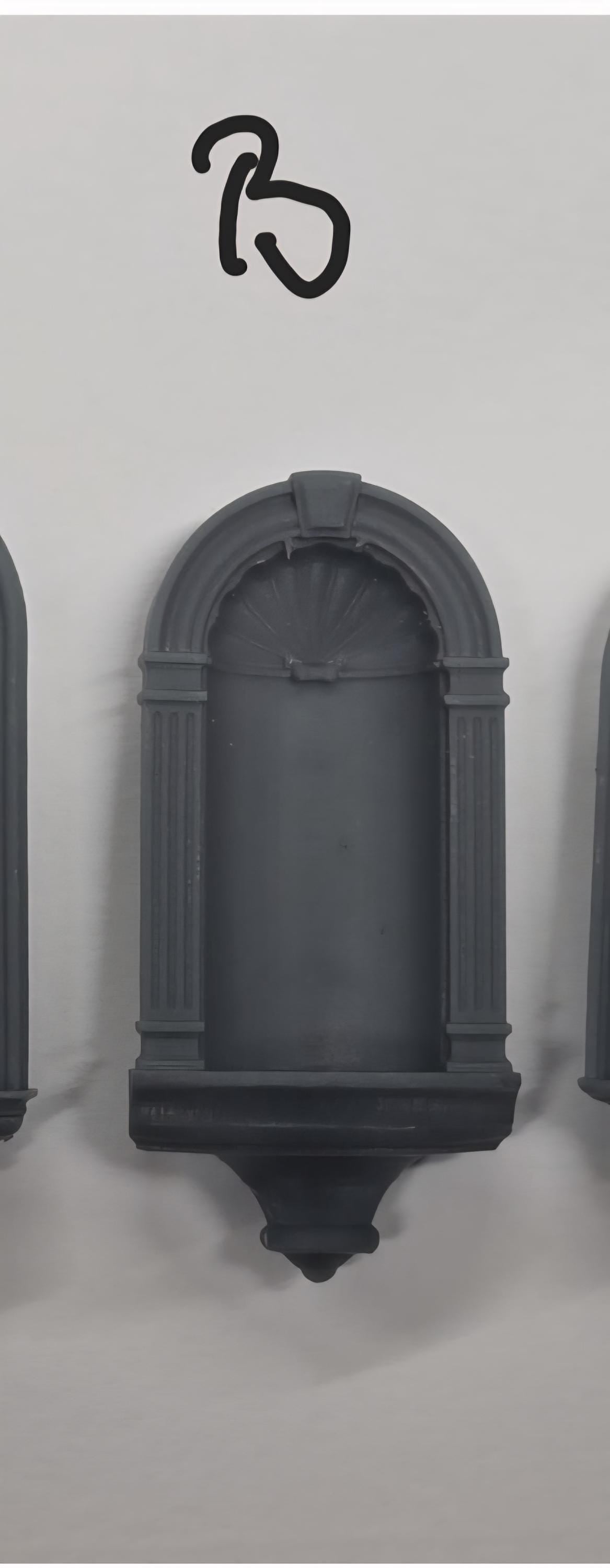 Decorative Wall Niche - 1;48th Scale , 3D Printed, Dollhouse Miniature Decor, Unpainted