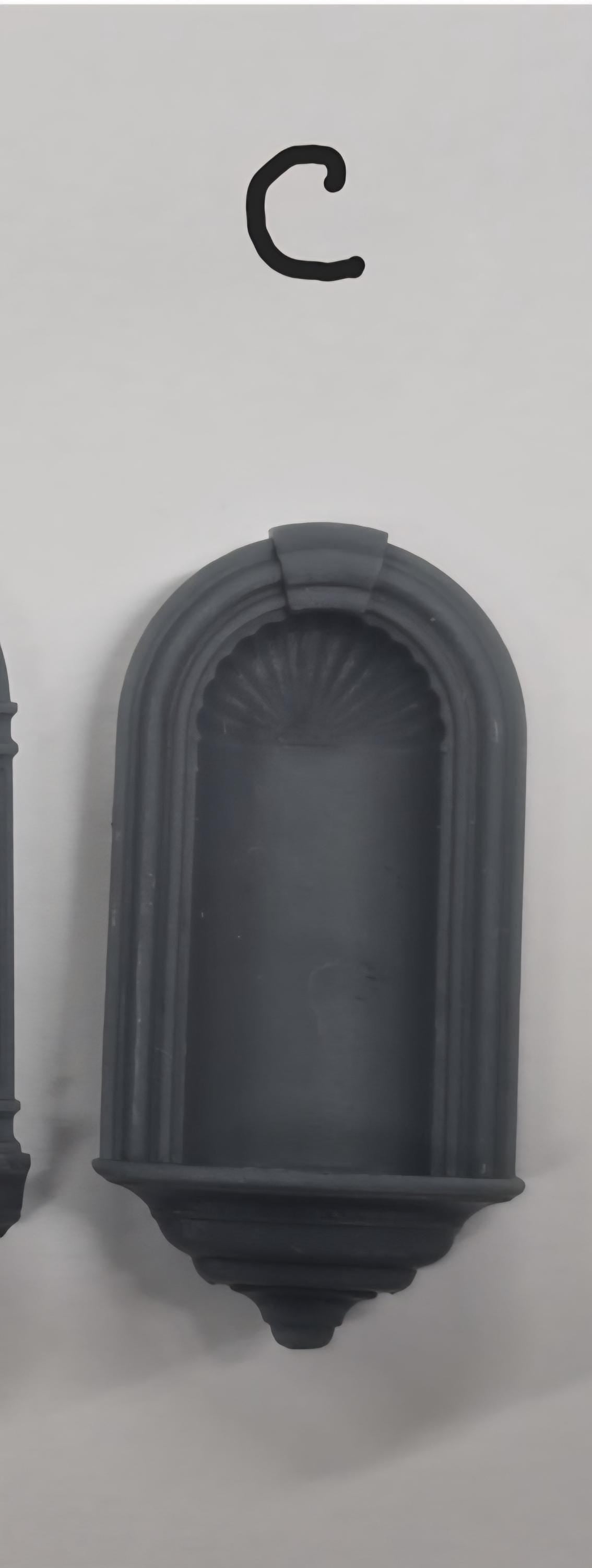 Decorative Wall Niche - 1;48th Scale , 3D Printed, Dollhouse Miniature Decor, Unpainted