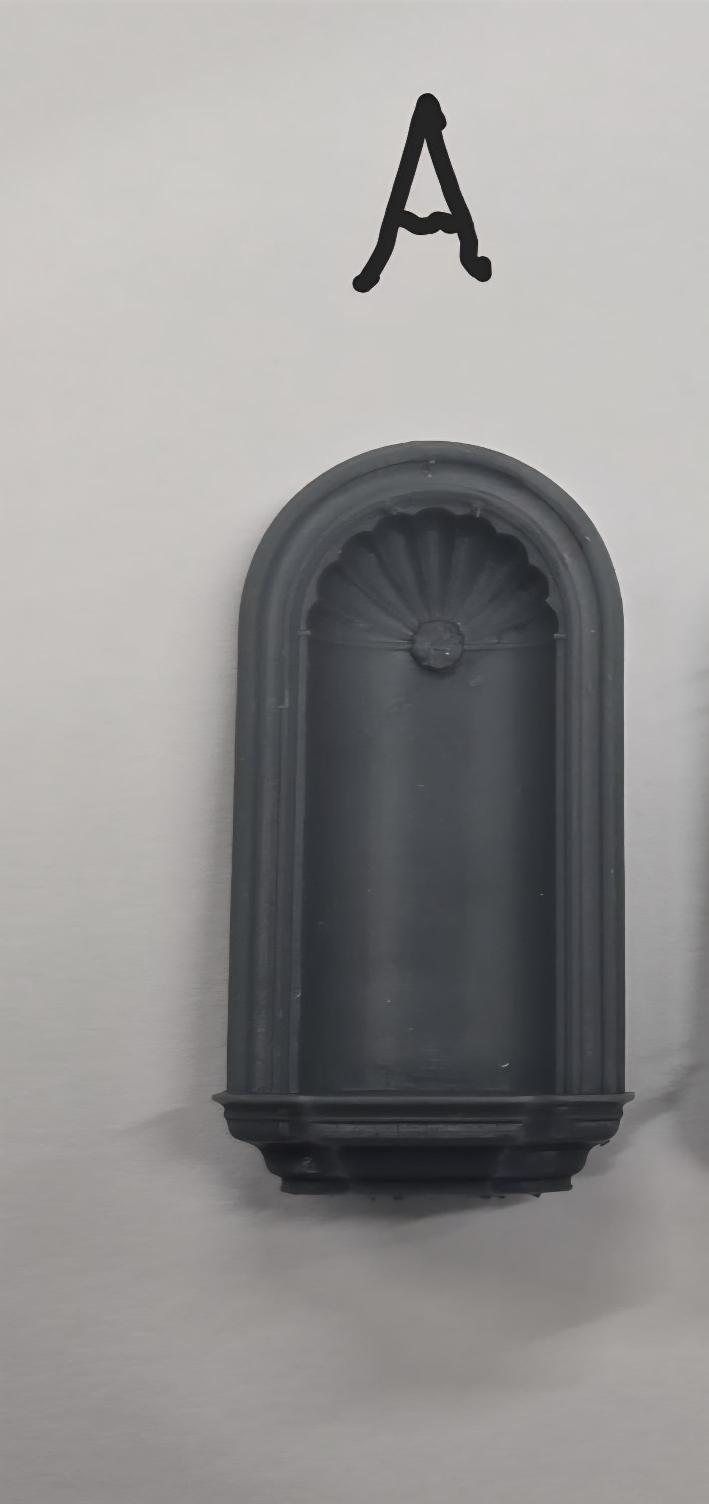 Decorative Wall Niche - 1;48th Scale , 3D Printed, Dollhouse Miniature Decor, Unpainted