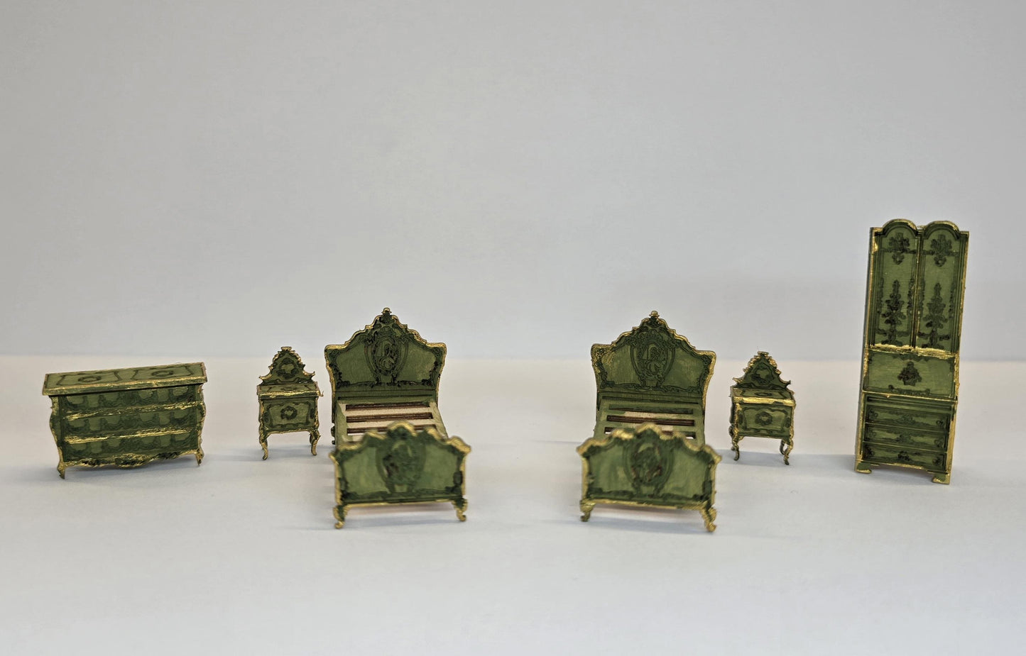 Venetian Bedroom Furniture "Serenissima" 1;48th Scale - Kit