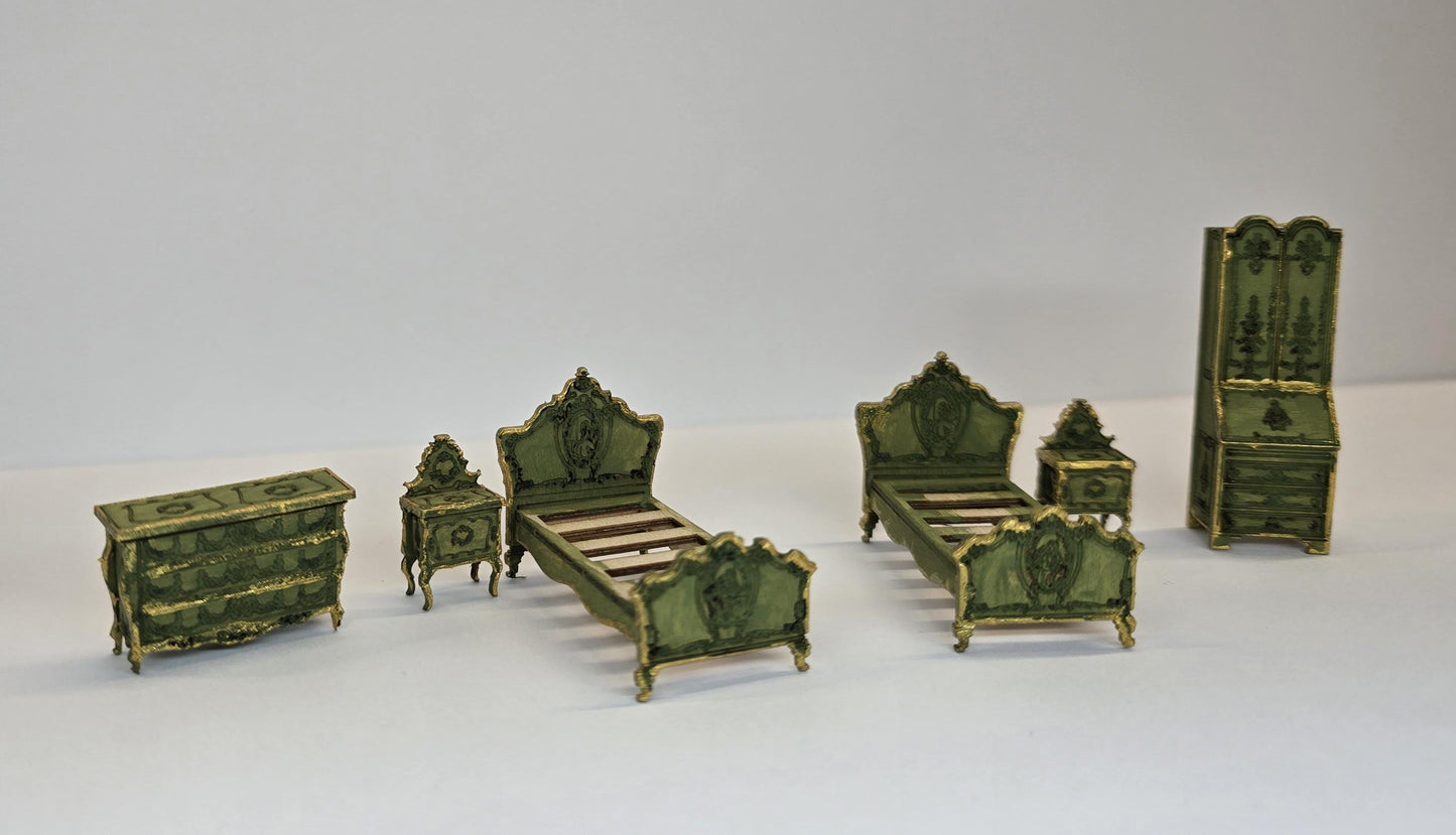 Venetian Bedroom Furniture "Serenissima" 1;48th Scale - Kit