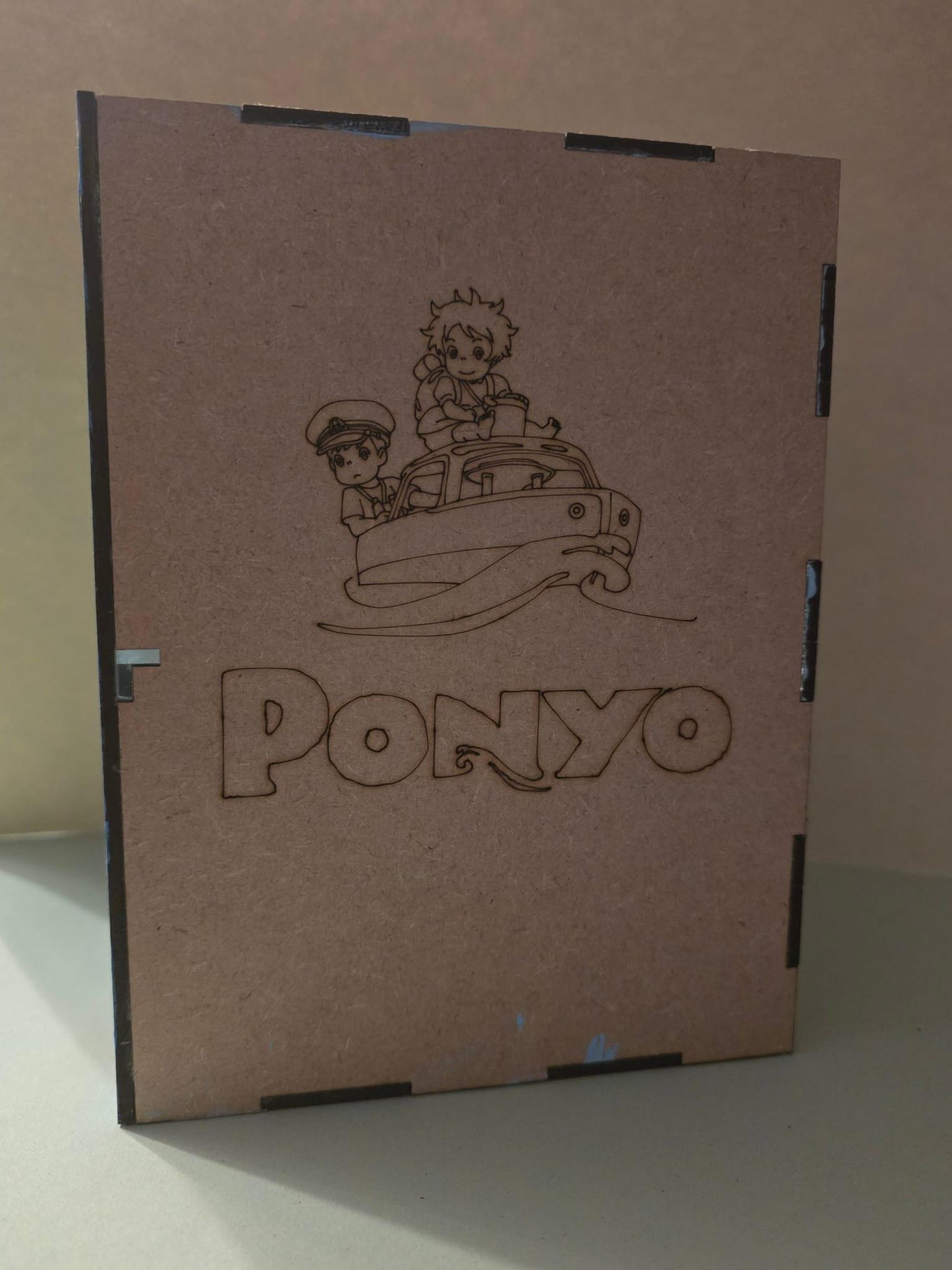 Ponyo Book Nook Kit - UV Printed, DIY Miniature Diorama | Animated Film Inspired