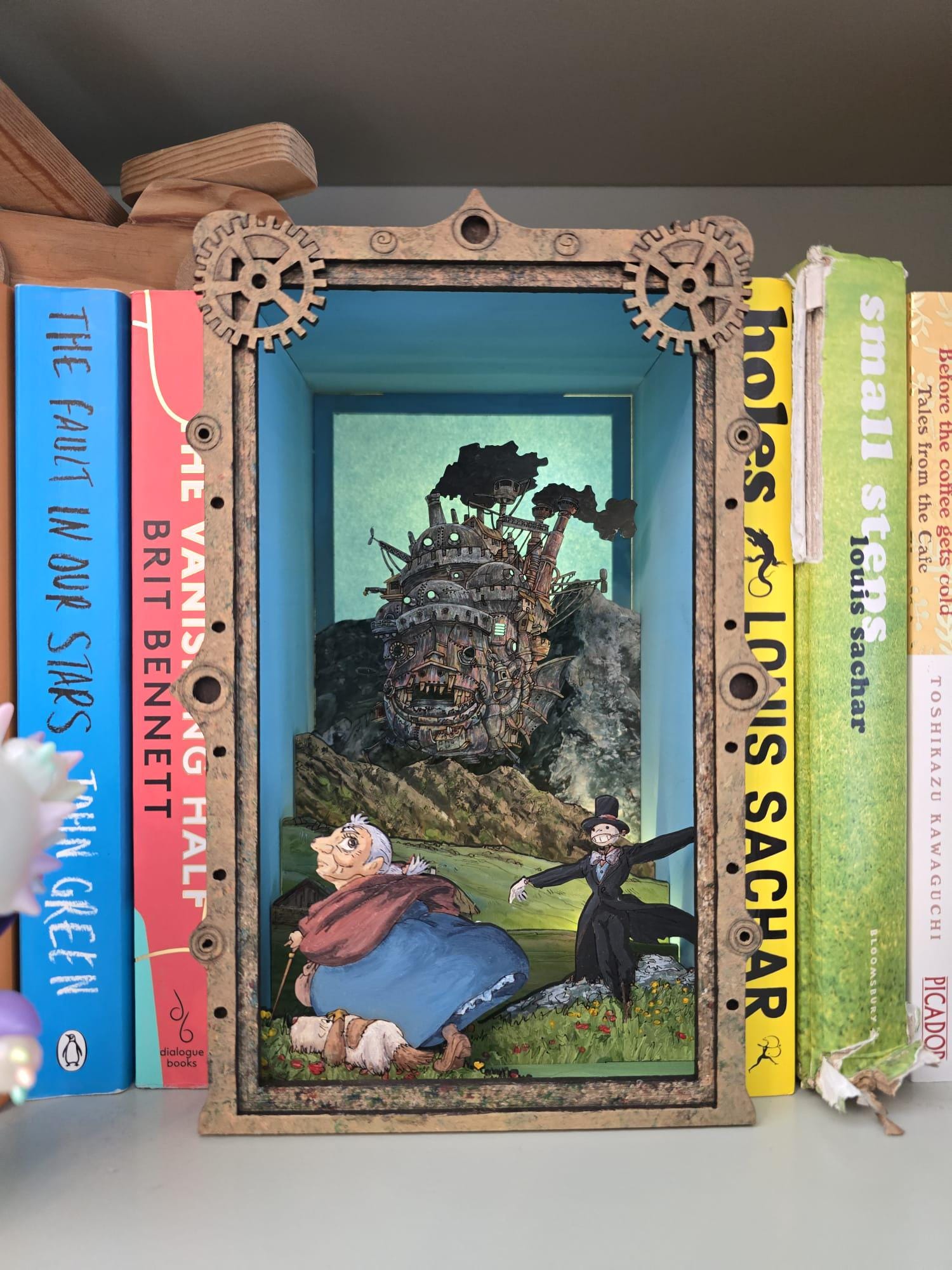 Howl's Moving Castle - Book Nook Kit - DIY Miniature Diorama | Animated Film Inspired