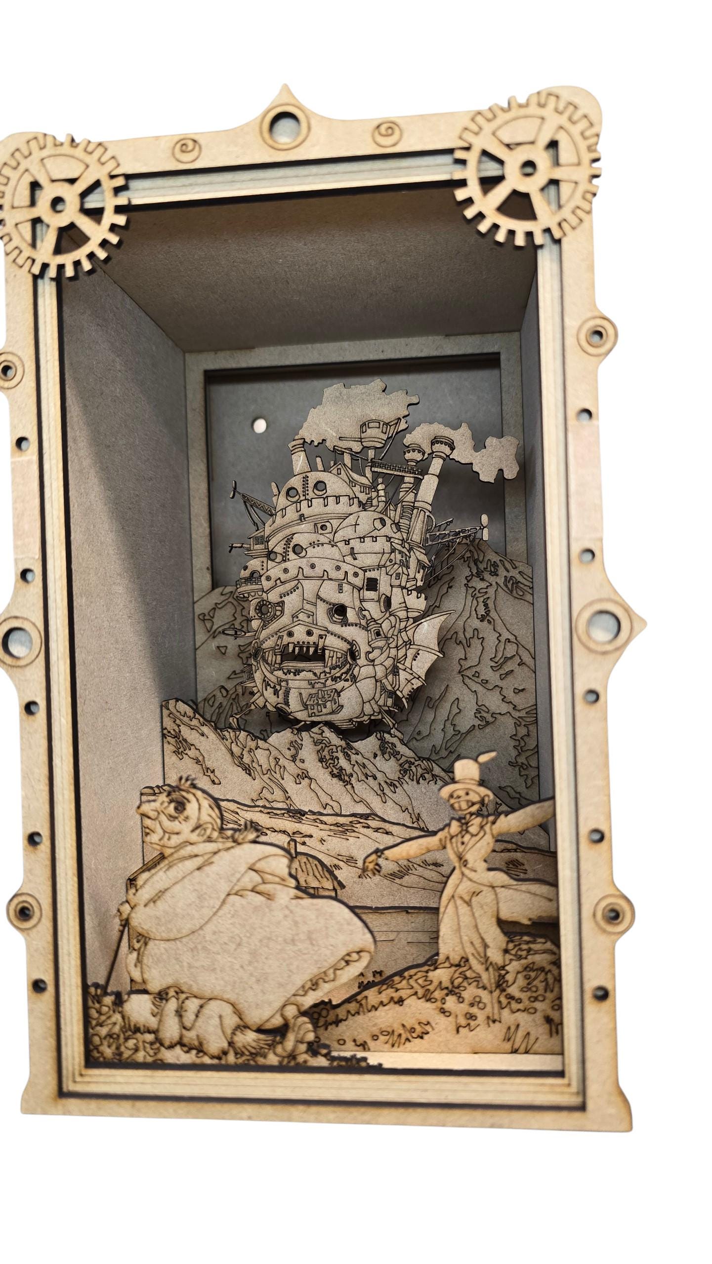 Howl's Moving Castle - Book Nook Kit - DIY Miniature Diorama | Animated Film Inspired
