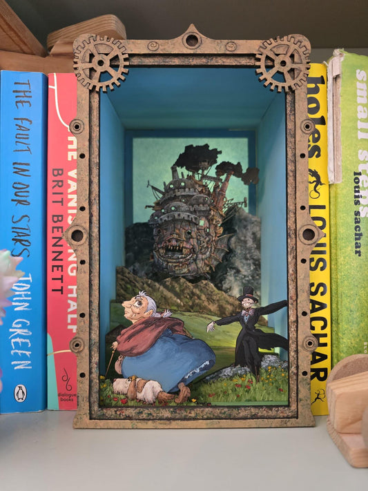 Howl's Moving Castle - Book Nook Kit - DIY Miniature Diorama | Animated Film Inspired