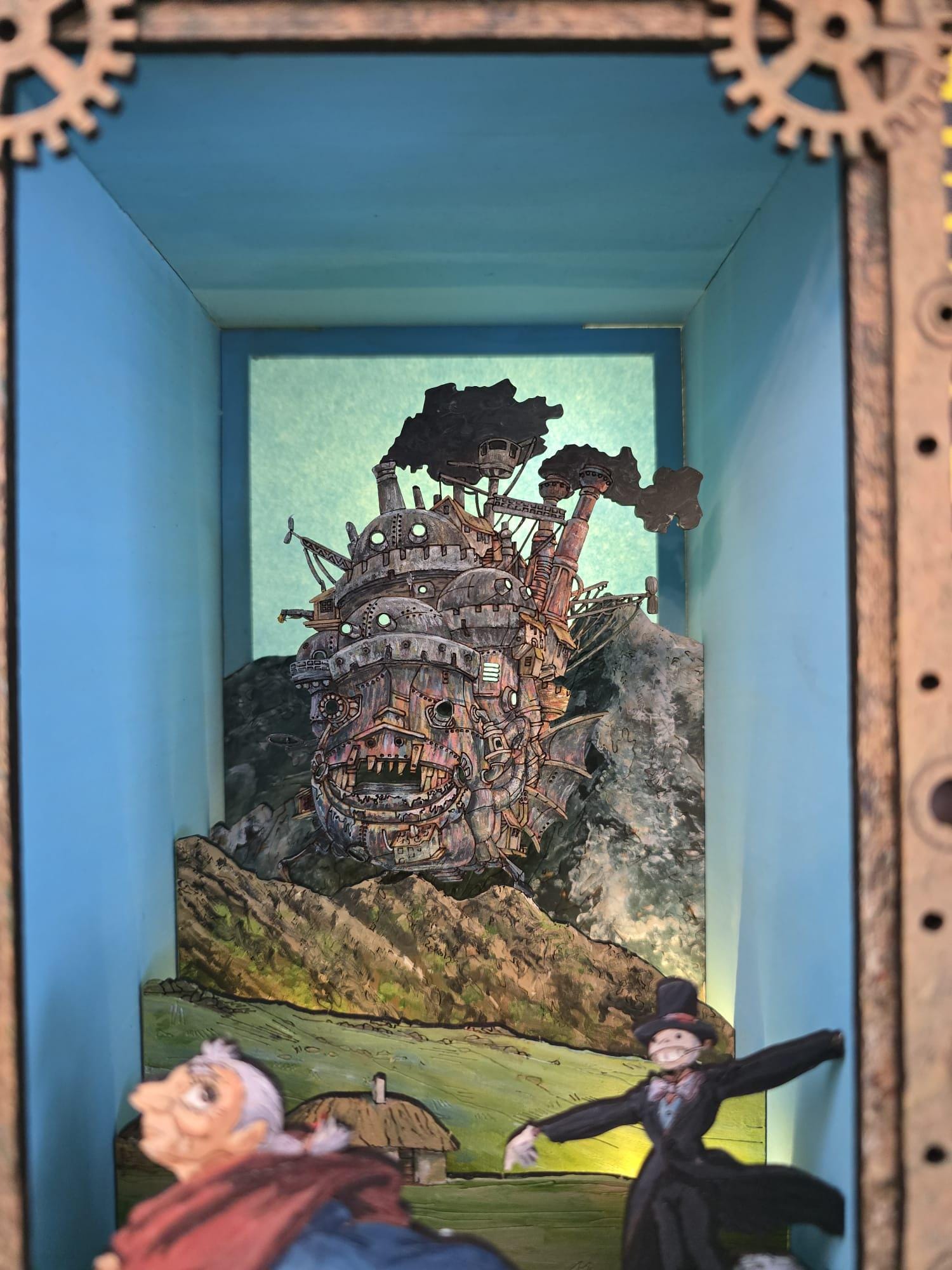 Howl's Moving Castle - Book Nook Kit - DIY Miniature Diorama | Animated Film Inspired