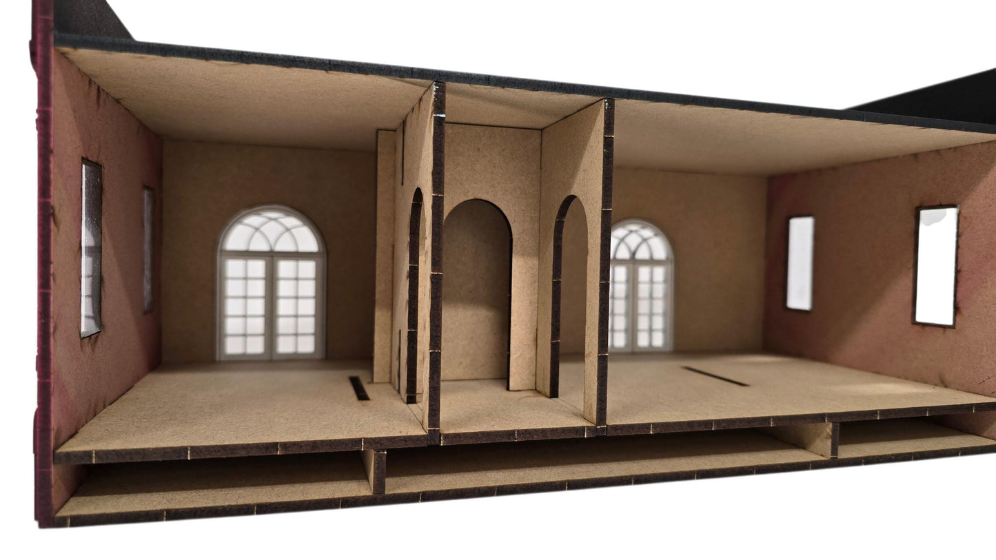 Dollhouse-"Villa Roma" New York style building kit, in 1;48th scale