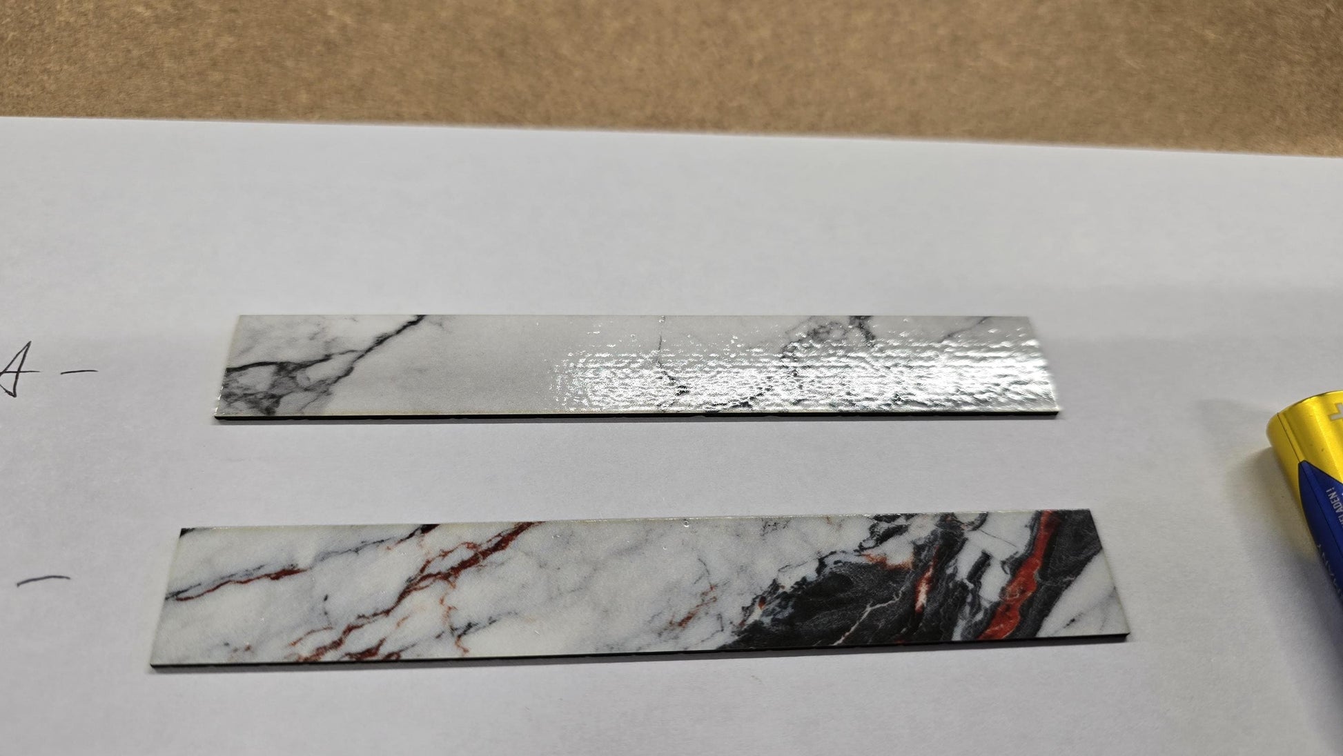Marble Kitchen worktop in 1:48th scale