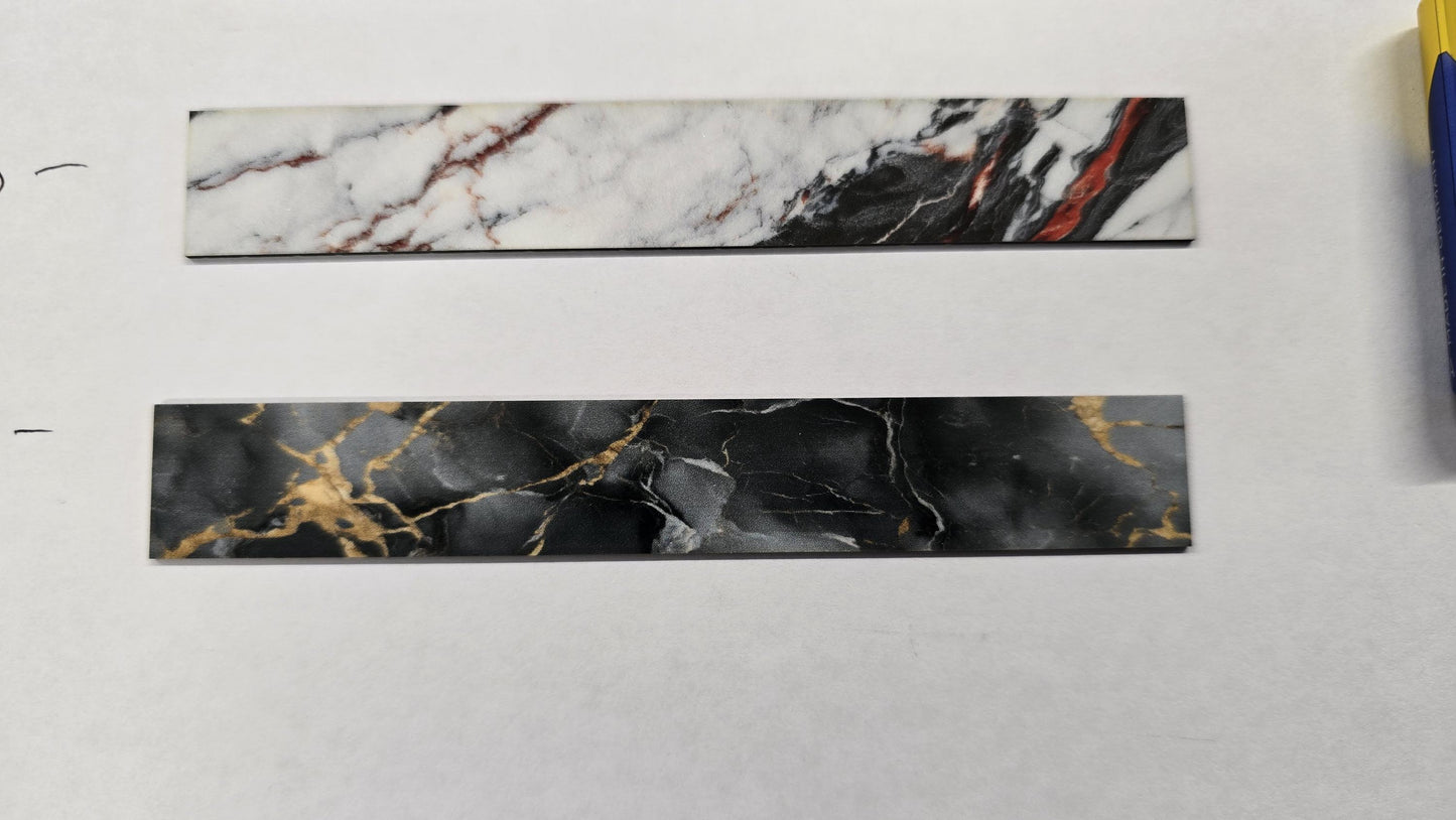Marble Kitchen worktop in 1:48th scale