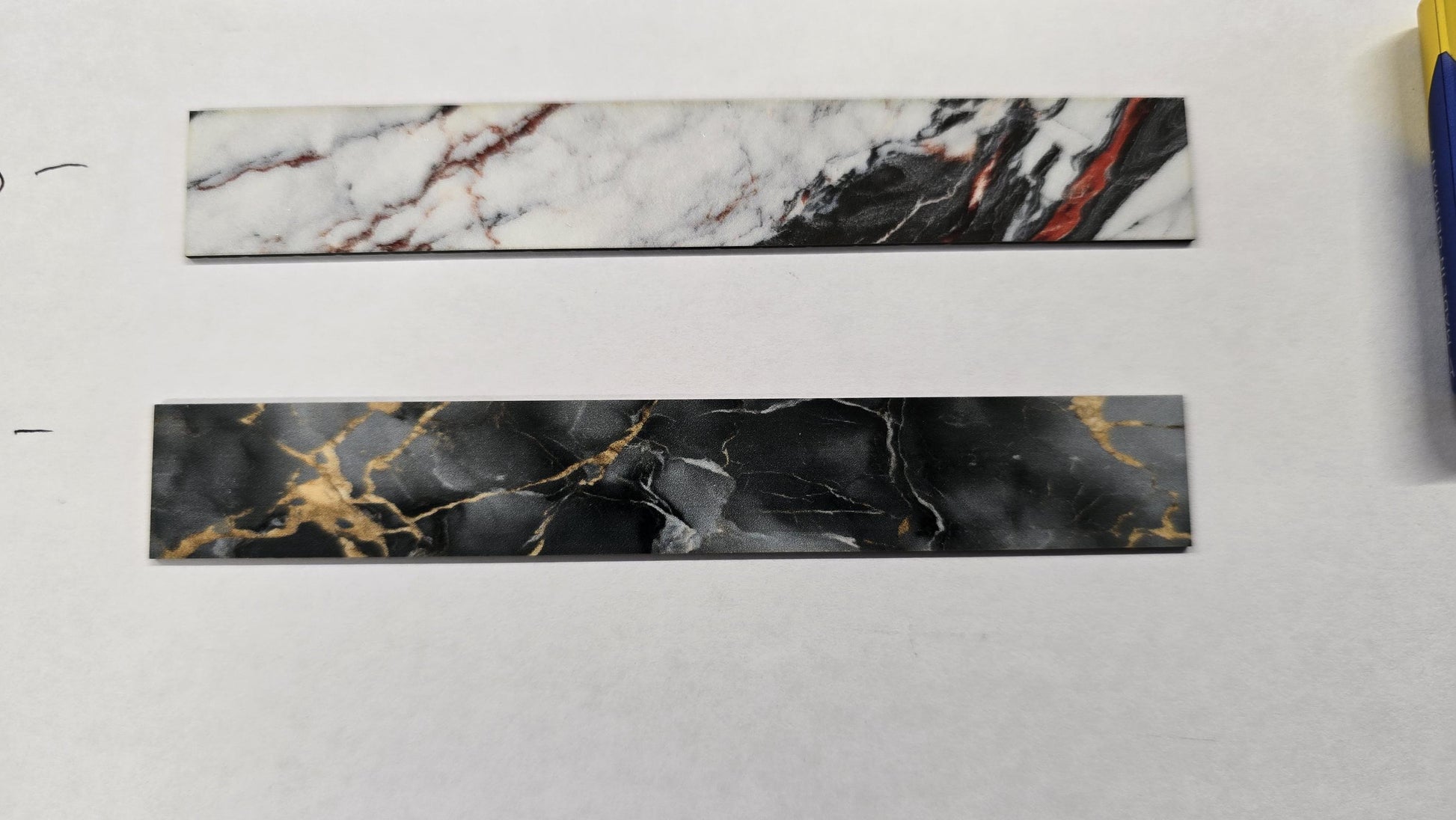 Marble Kitchen worktop in 1:48th scale