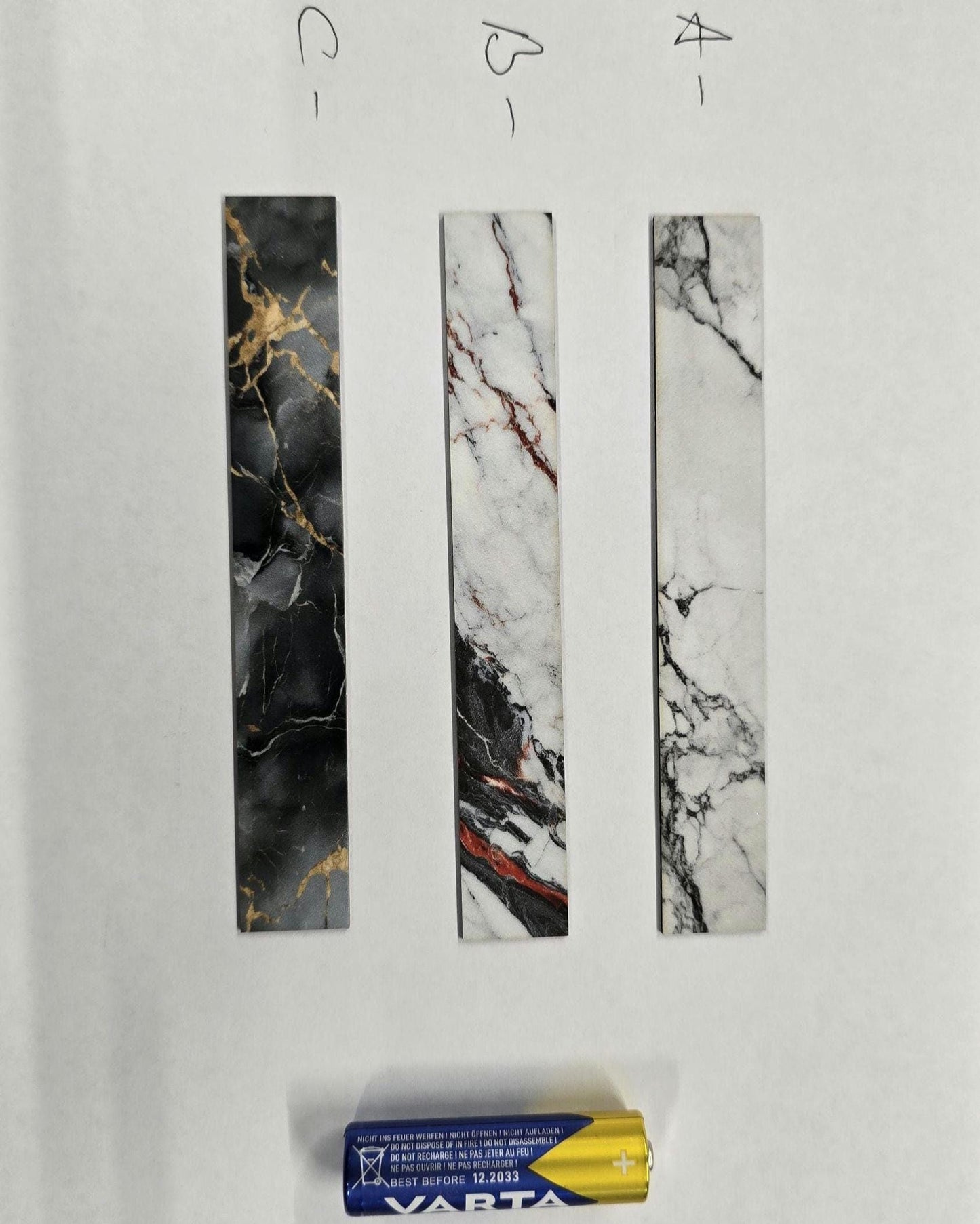Marble Kitchen worktop in 1:48th scale