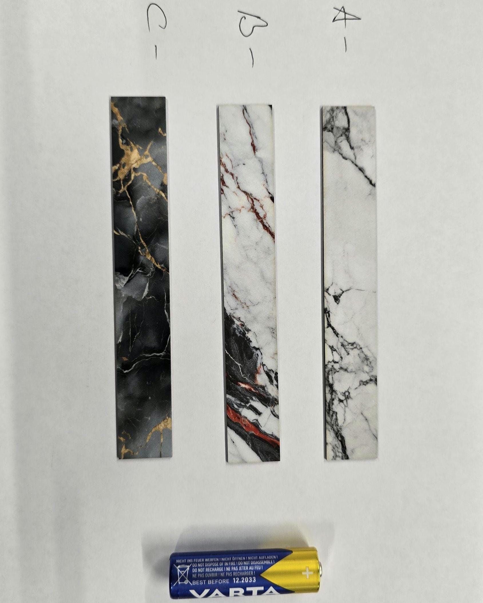 Marble Kitchen worktop in 1:48th scale