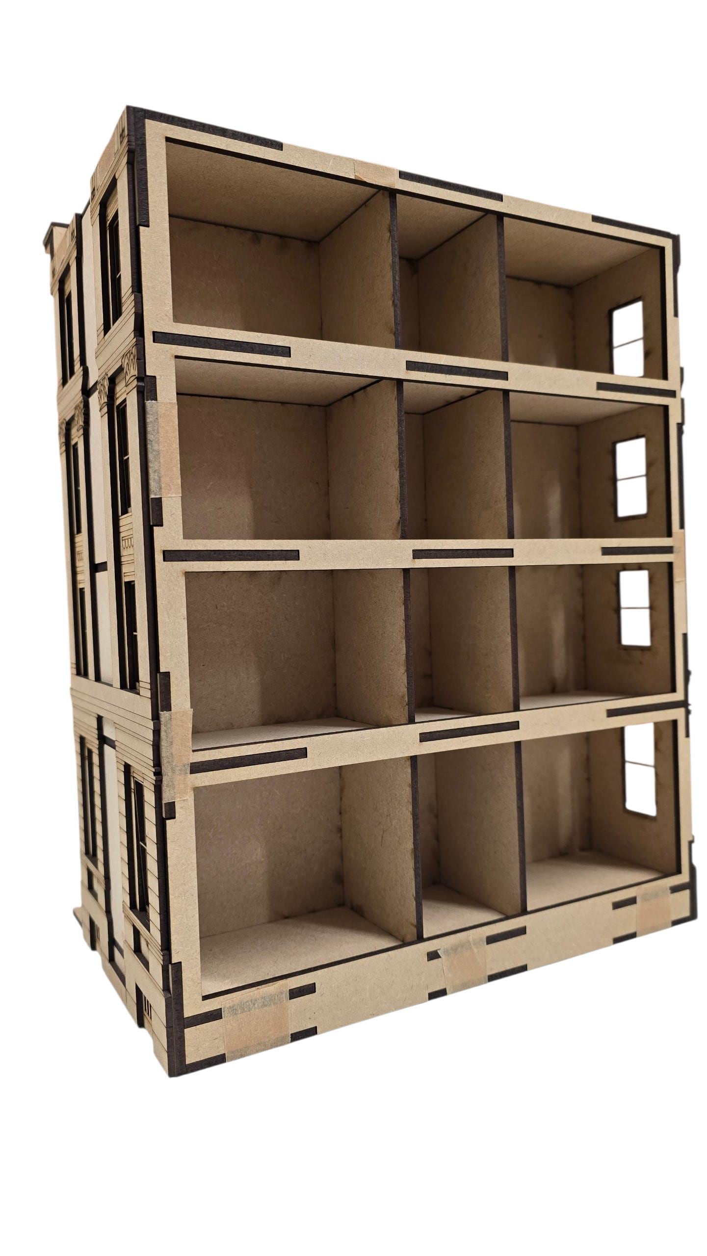 Dollhouse-"Carmine House" New York style building kit, in 1;48th scale