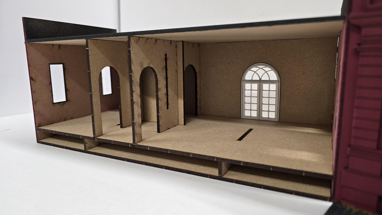 Dollhouse-"Villa Roma" New York style building kit, in 1;48th scale