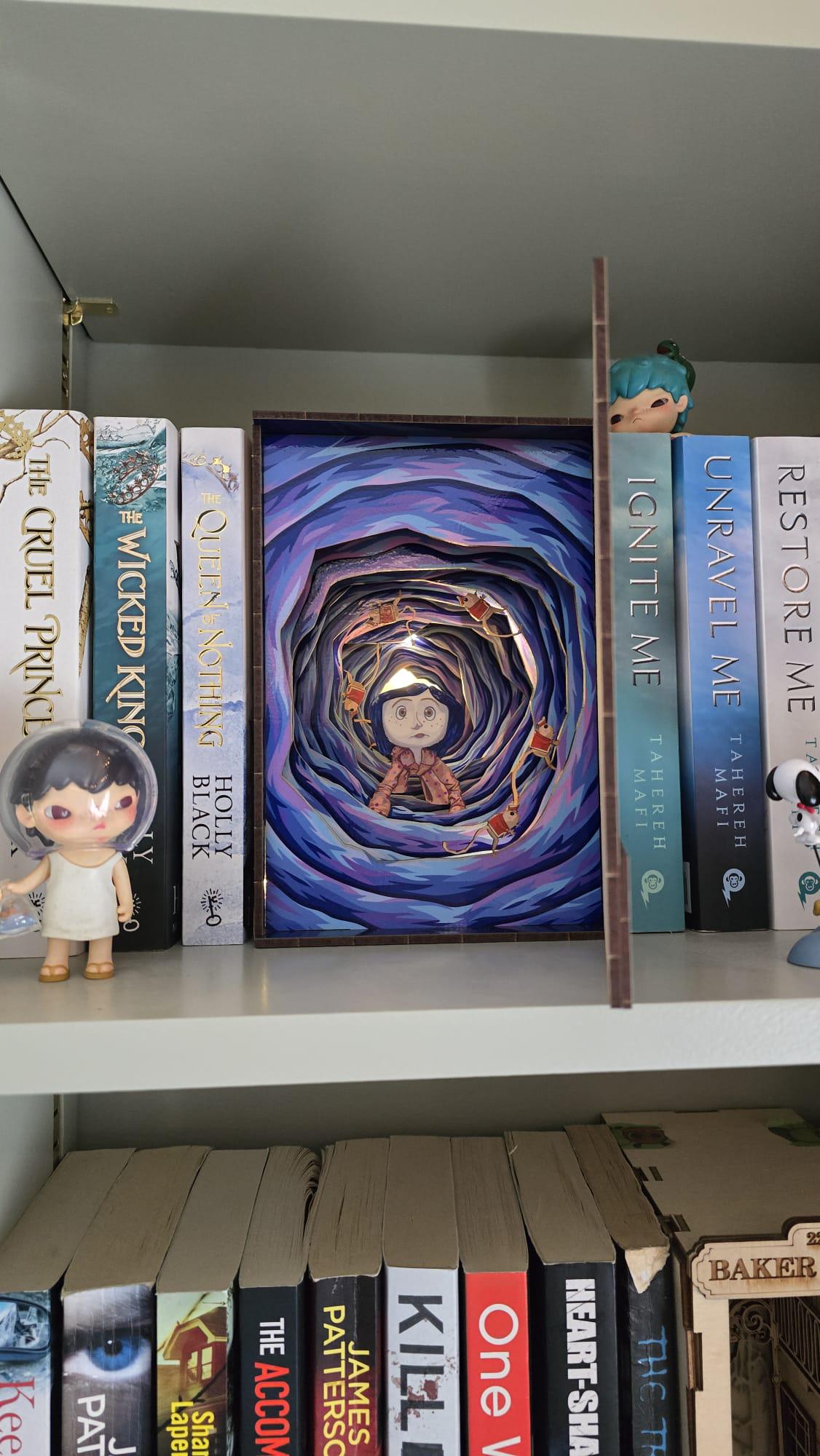 Coraline Door Book Nook, UV printed / Diorama DIY Kit | Cornel73