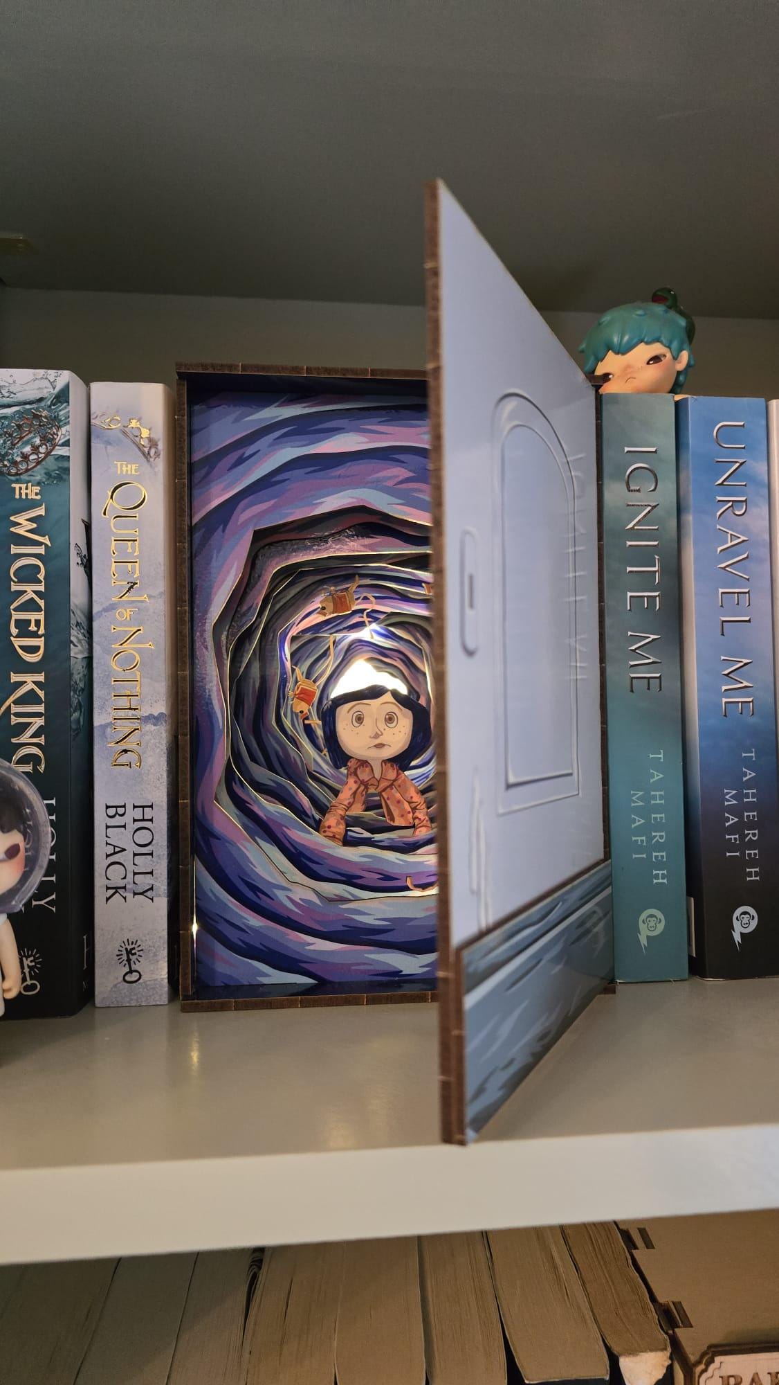 Coraline Door Book Nook, UV printed / Diorama DIY Kit | Cornel73