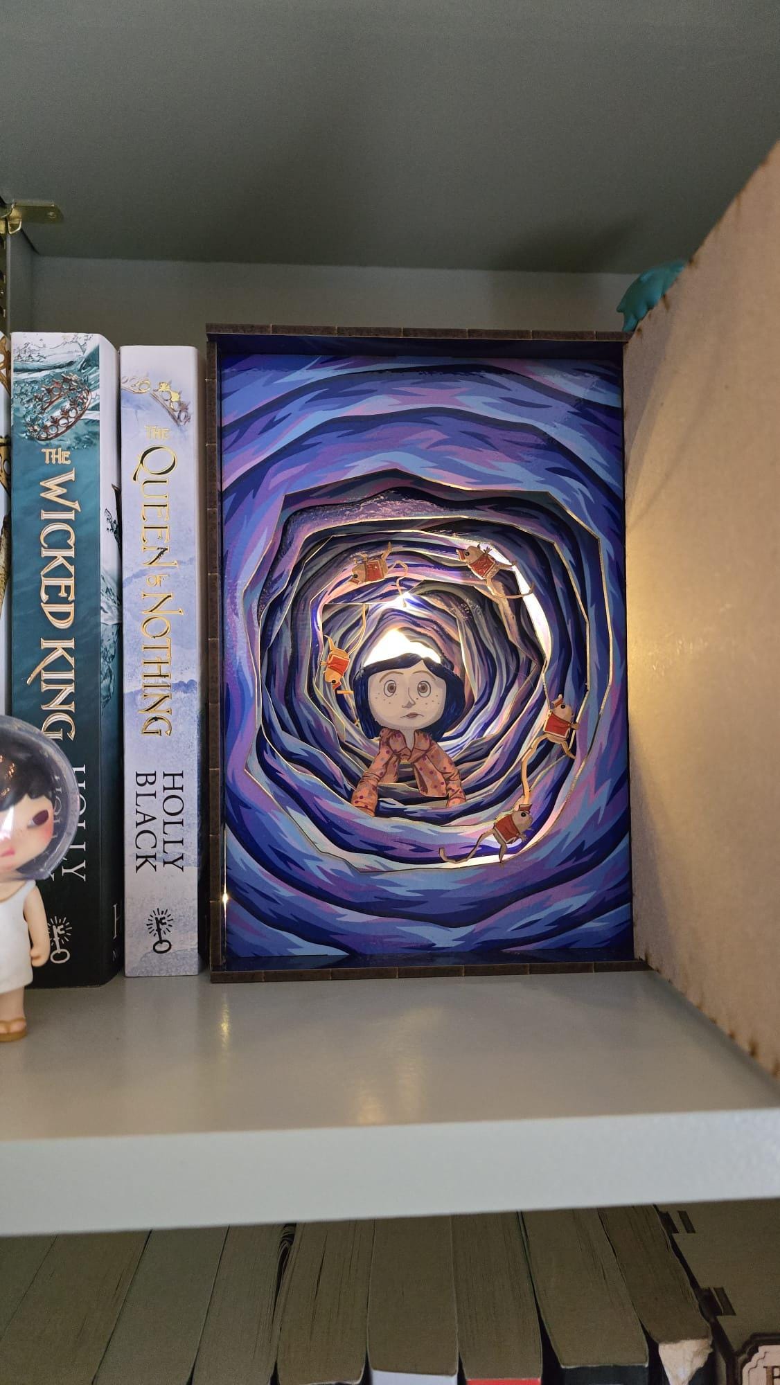 Coraline Door Book Nook, UV printed / Diorama DIY Kit | Cornel73