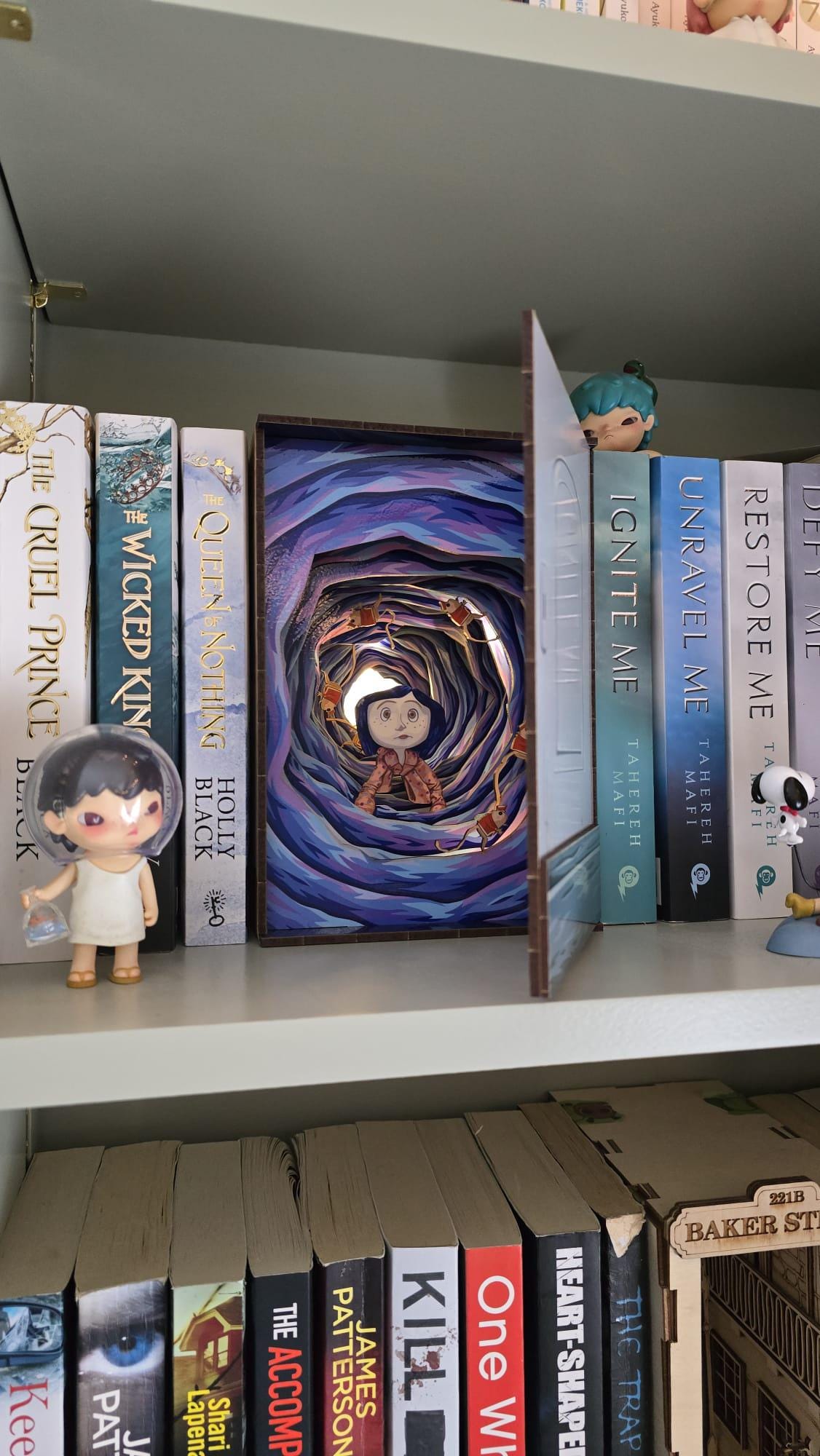 Coraline Door Book Nook, UV printed / Diorama DIY Kit | Cornel73