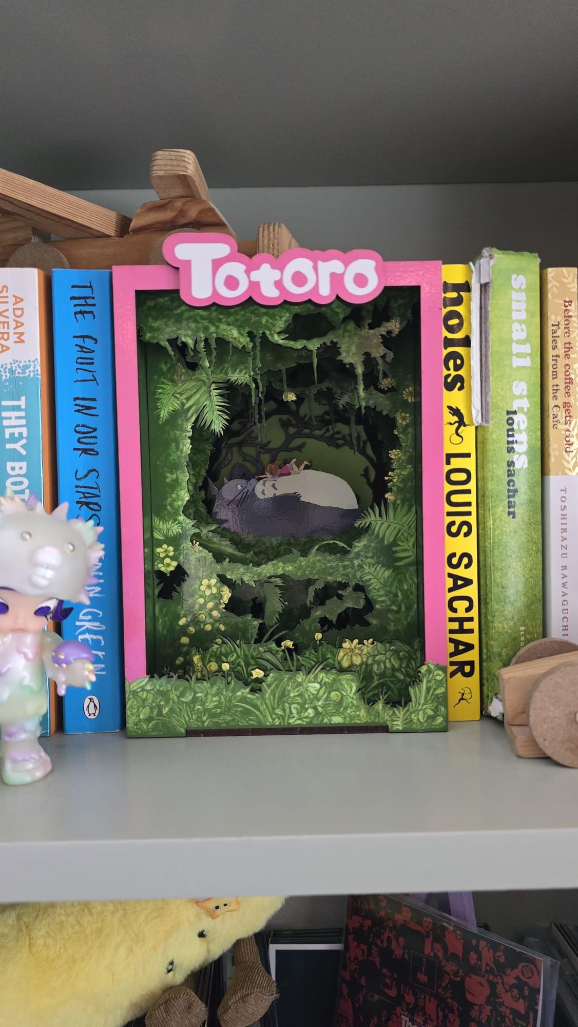 Totoro - Book Nook Kit , UV Printed - DIY Miniature Diorama | Animated Film Inspired