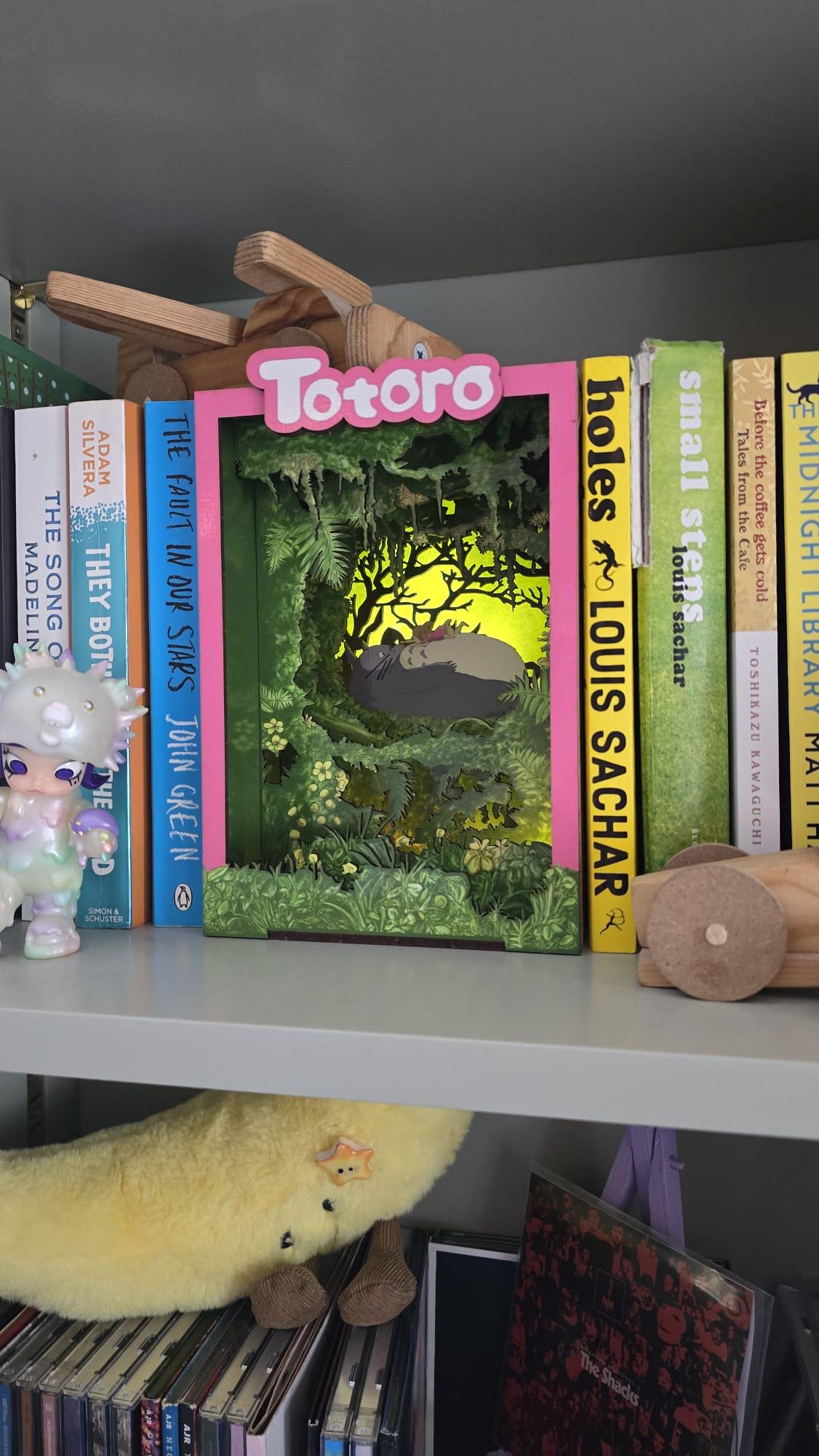 Totoro - Book Nook Kit , UV Printed - DIY Miniature Diorama | Animated Film Inspired