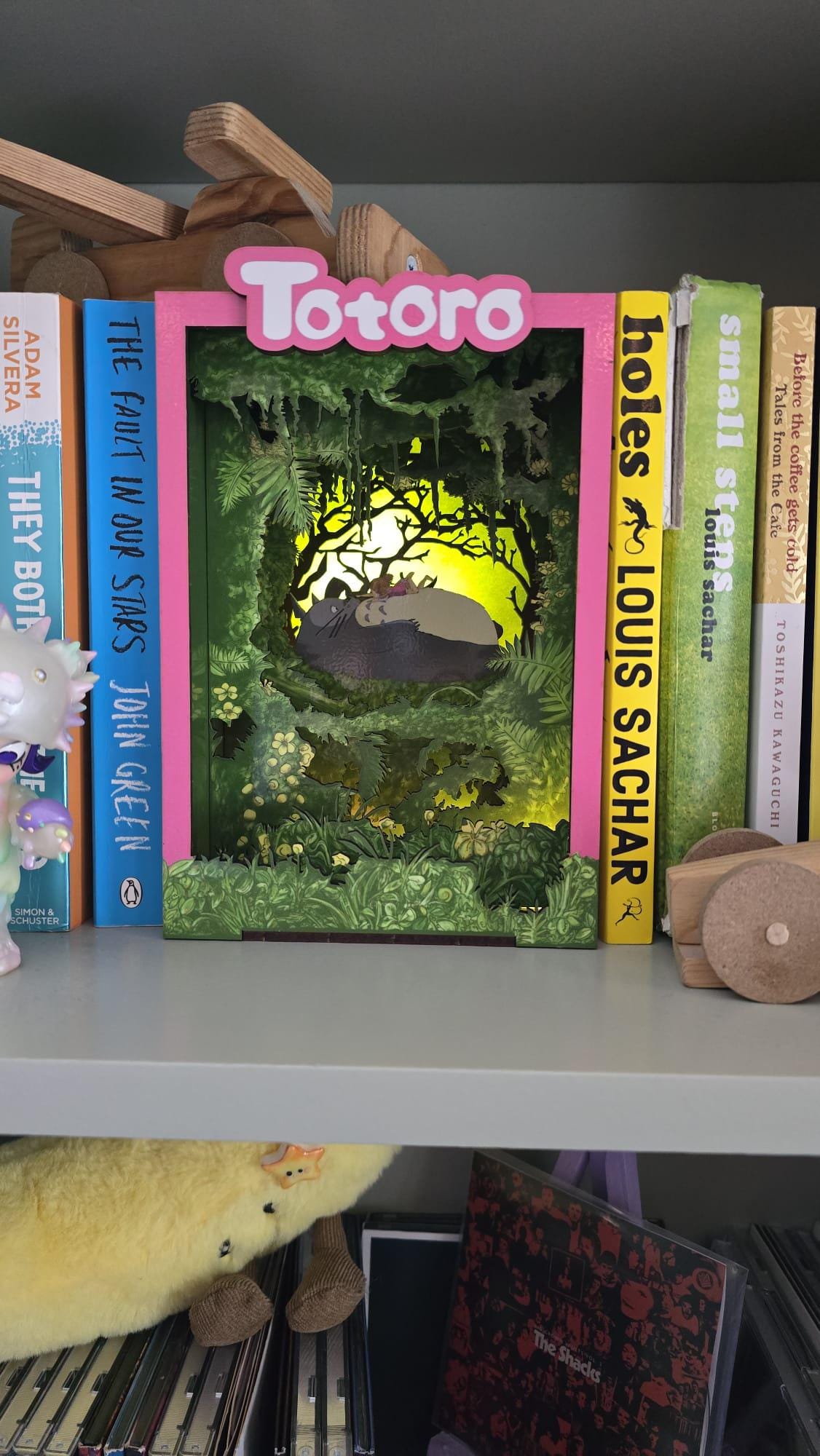 Totoro - Book Nook Kit , UV Printed - DIY Miniature Diorama | Animated Film Inspired