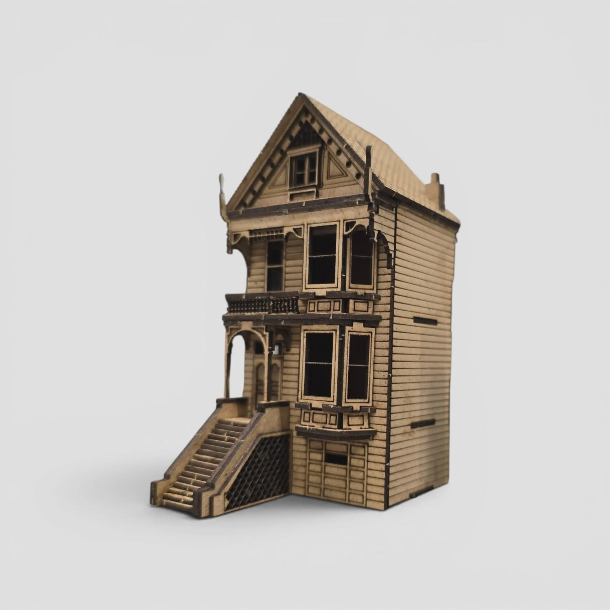 Painted Ladies - 1;144th scale kit , Dollhouse, Miniature