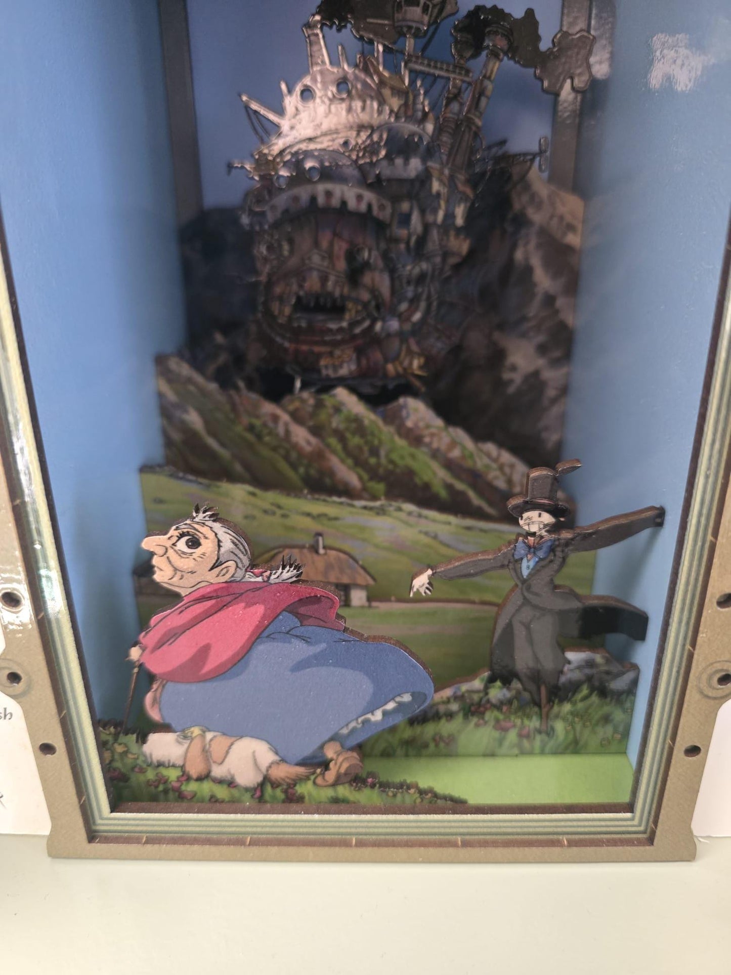 Howl's Moving Castle , UV Printed - Book Nook Kit - DIY Miniature Diorama | Animated Film Inspired