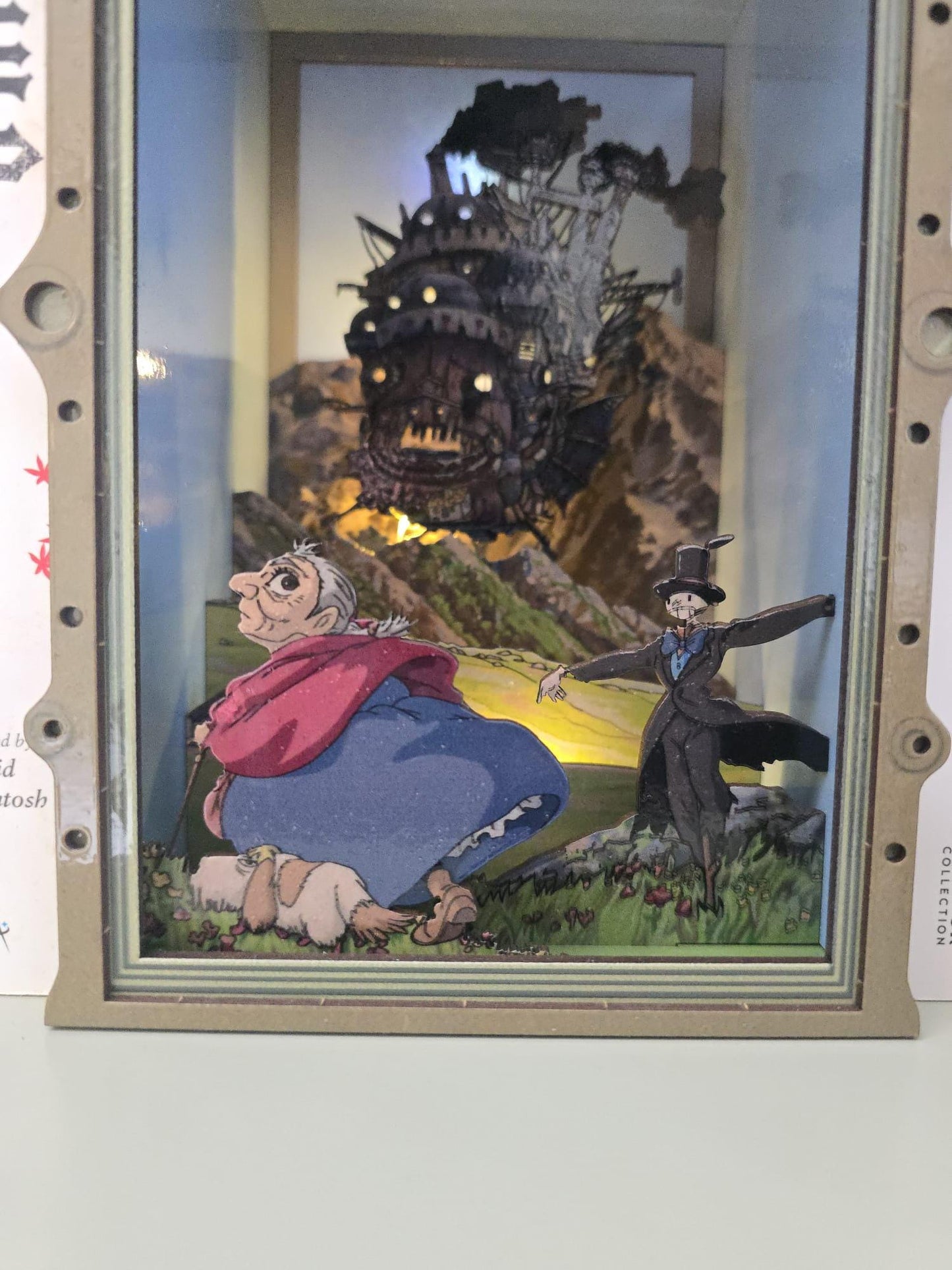 Howl's Moving Castle , UV Printed - Book Nook Kit - DIY Miniature Diorama | Animated Film Inspired