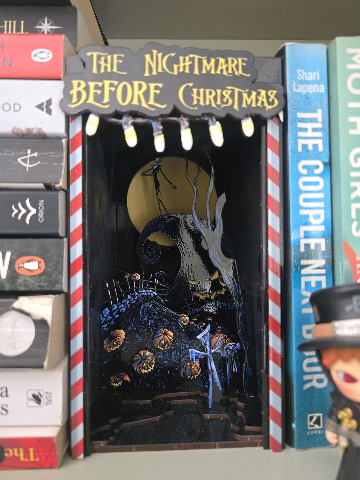 Nightmare Before Christmas-UV Printed, DIY Book Nook / Diorama Kit | Cornel73