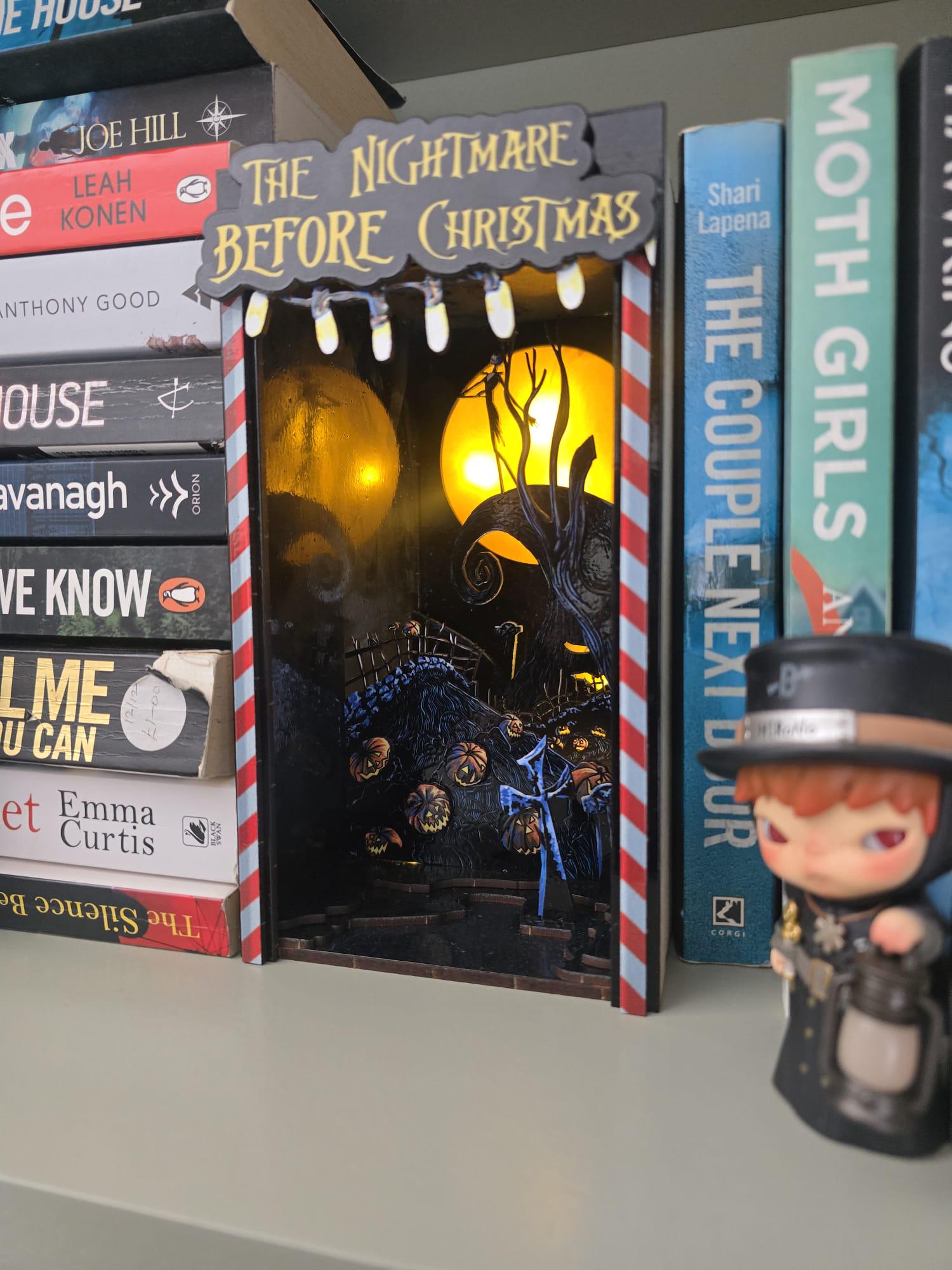 Nightmare Before Christmas-UV Printed, DIY Book Nook / Diorama Kit | Cornel73