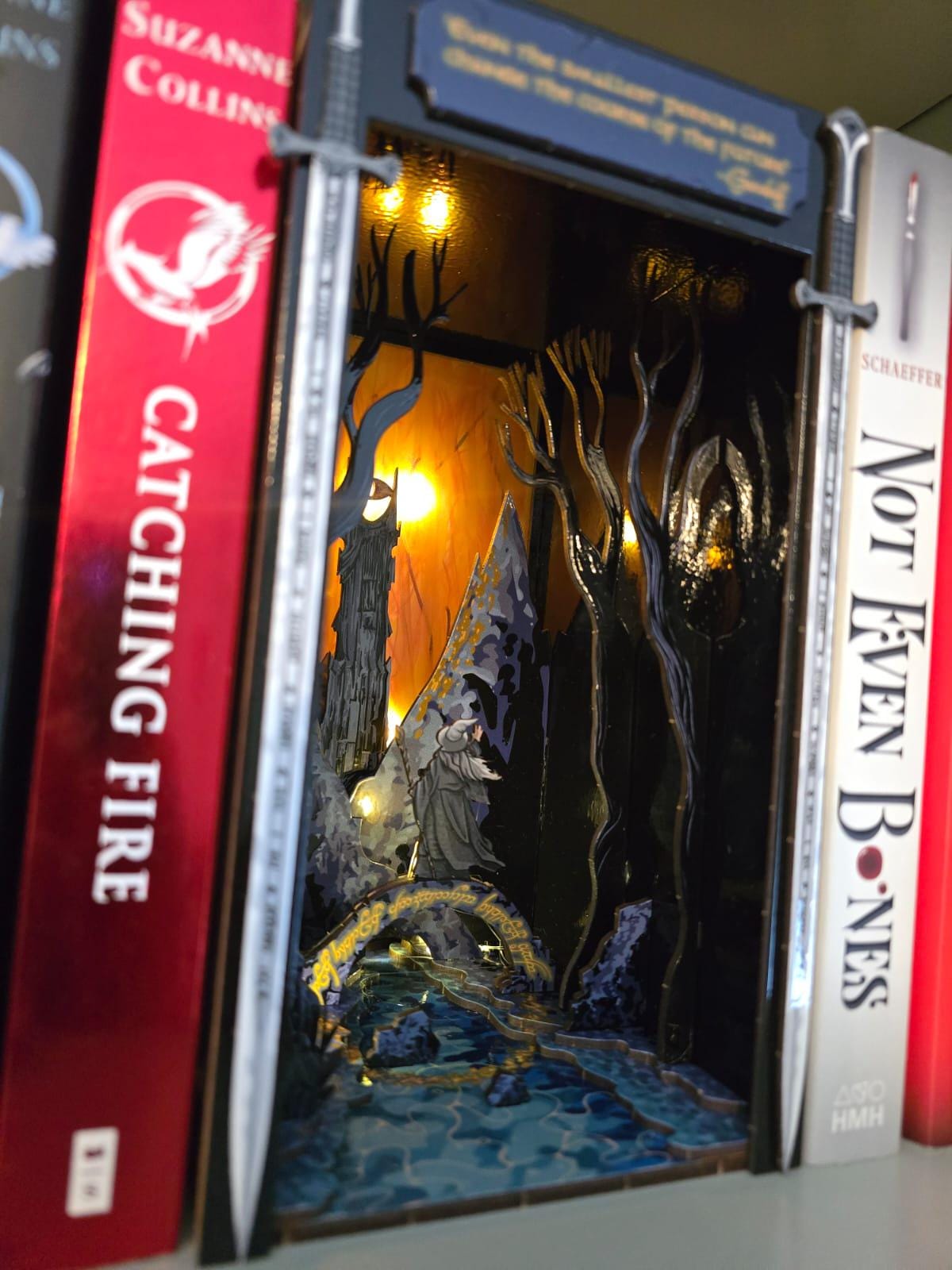 Book Nook /Diorama- Lord of the Ring (inspired ) - UV Printed/ Book Nook Kit / Bookshelf insert | Cornel73