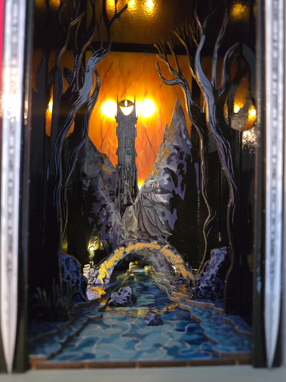 Book Nook /Diorama- Lord of the Ring (inspired ) - UV Printed/ Book Nook Kit / Bookshelf insert | Cornel73