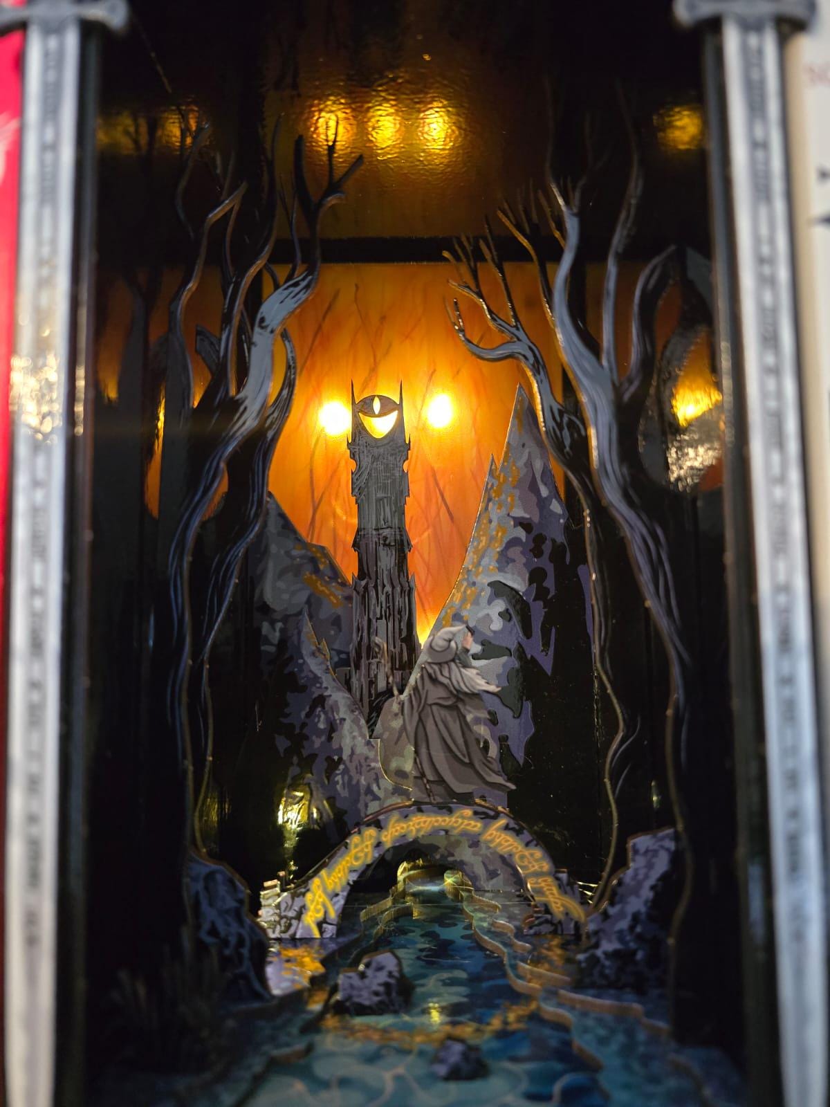 Book Nook /Diorama- Lord of the Ring (inspired ) - UV Printed/ Book Nook Kit / Bookshelf insert | Cornel73