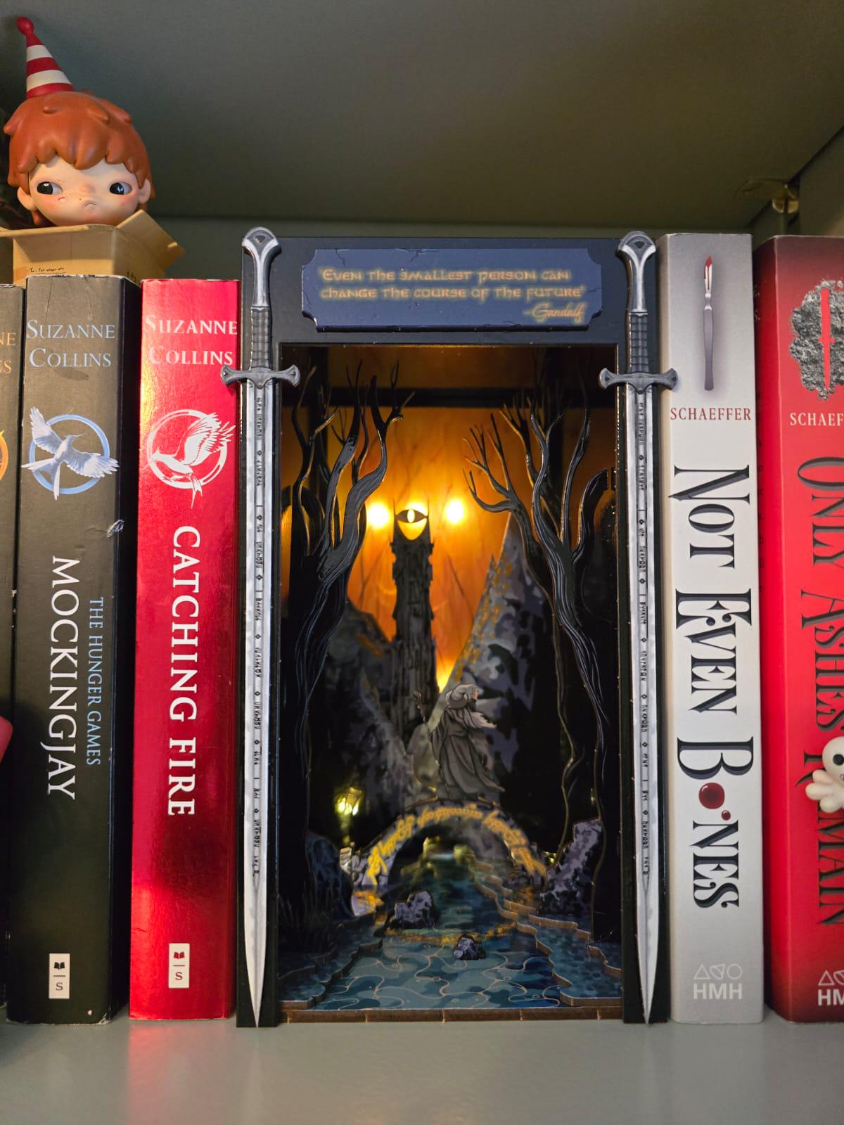 Book Nook /Diorama- Lord of the Ring (inspired ) - UV Printed/ Book Nook Kit / Bookshelf insert | Cornel73