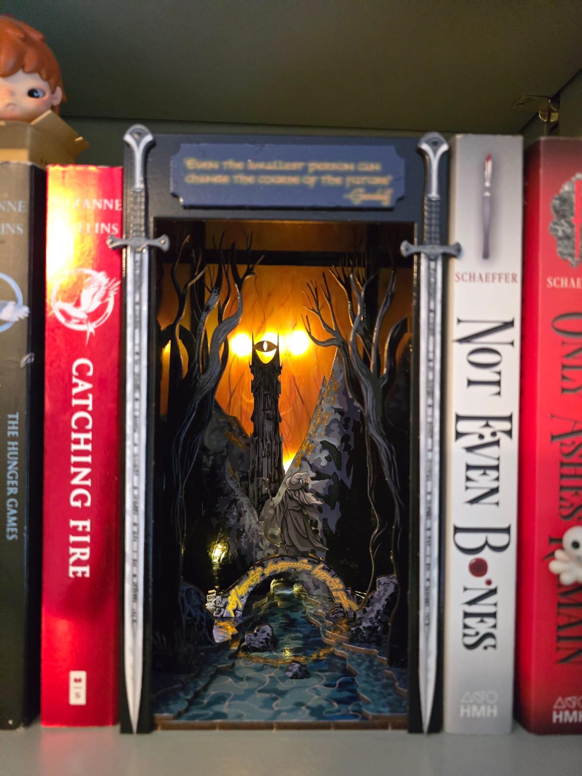 Book Nook /Diorama- Lord of the Ring (inspired ) - UV Printed/ Book Nook Kit / Bookshelf insert | Cornel73