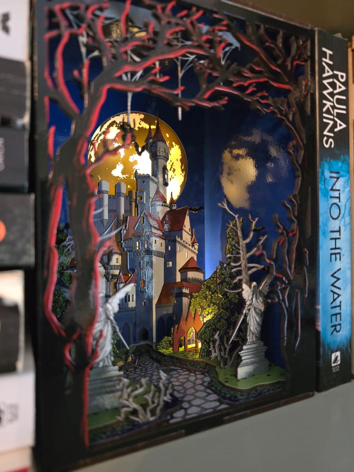 Dracula's Castle- UV Printed Book Nook / Diorama DIY Kit | Cornel73,Halloween