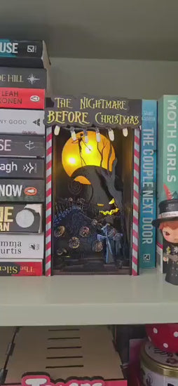 Nightmare Before Christmas-UV Printed, DIY Book Nook / Diorama Kit | Cornel73