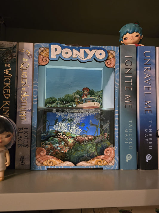 Ponyo - BookNook kit/Diorama